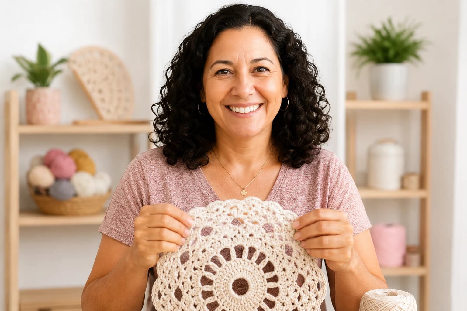 Foto de Juliana, Artesã de crochê