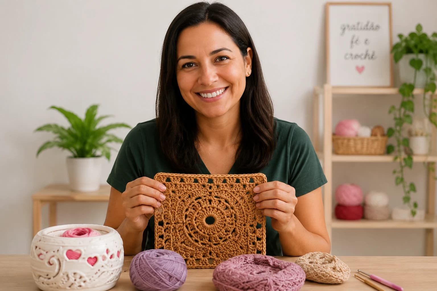 Foto de Fernanda, Crocheteira
